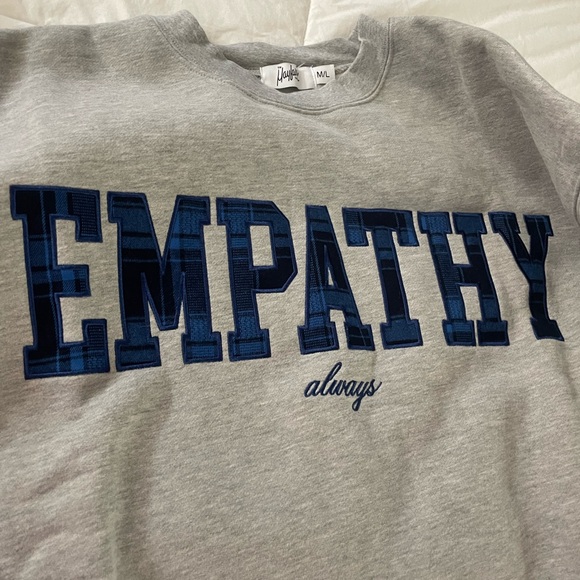 THE MAYFAIR GROUP Empathy Always Graphic Sweatshirt - Picture 5 of 14